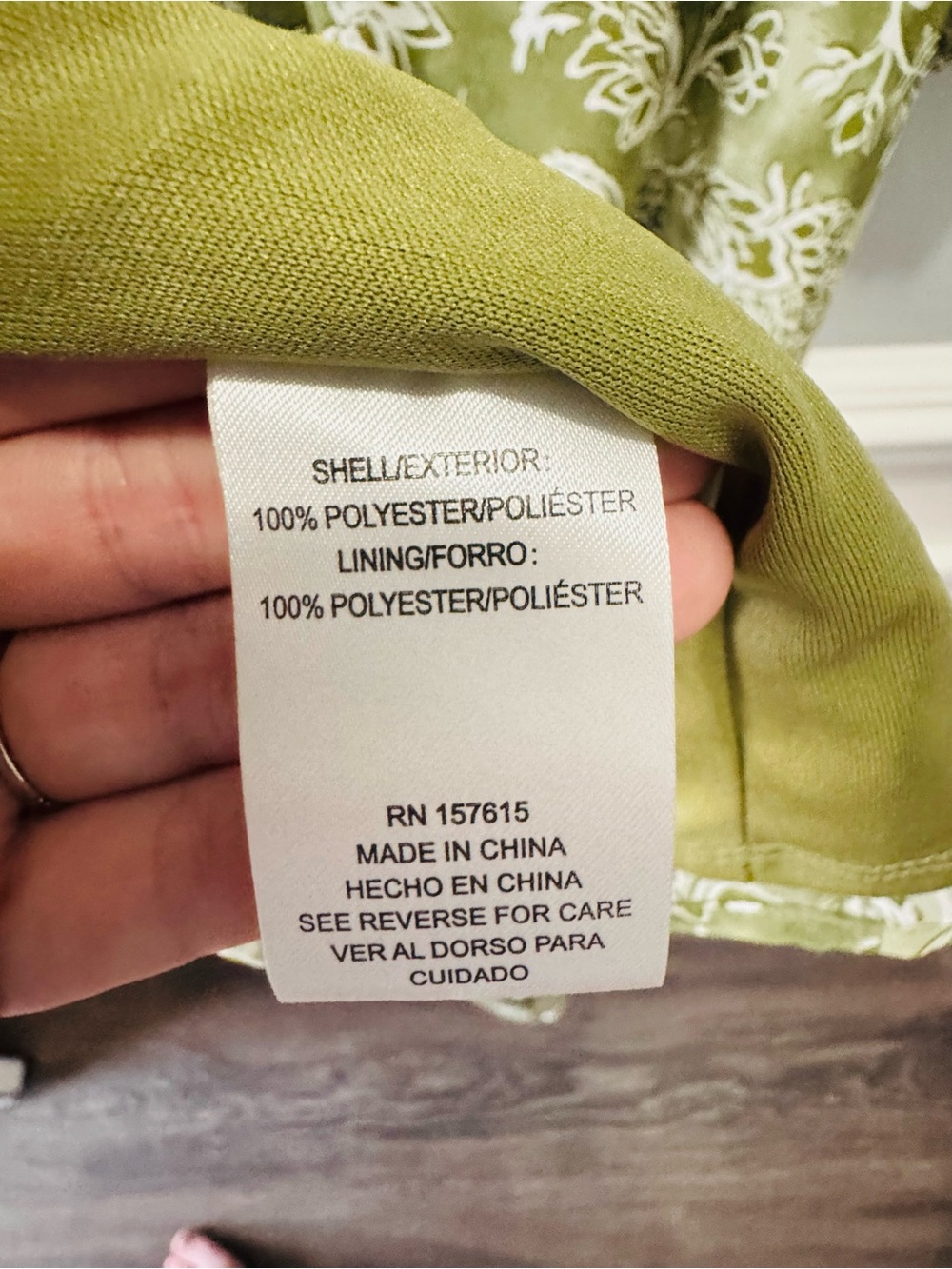 Joie Green Floral Ruffle Midi Dress Size Large Boho Cottagecore - Picture 6 of 8